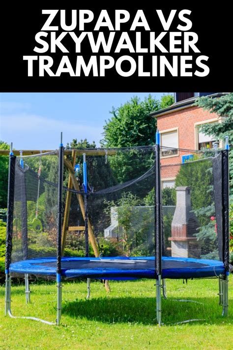 steelflex trampoline|steelflex vs skywalker trampolines.